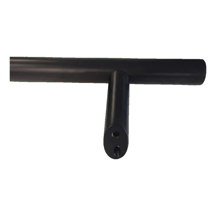 PSG Türgriff einseitig rund schwarz 32×1200 mm AISI 304 – Befestigung 45° 000-721 (3)