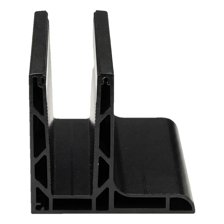 Kozza KE 105 – Aluminium-L-Profil für vollverglaste Geländer 5000 mm schwarz 000-872 (3)