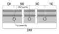 Kozza KE 105 – Aluminium-L-Profil für vollverglaste Geländer 5000 mm schwarz 000-872 (9)