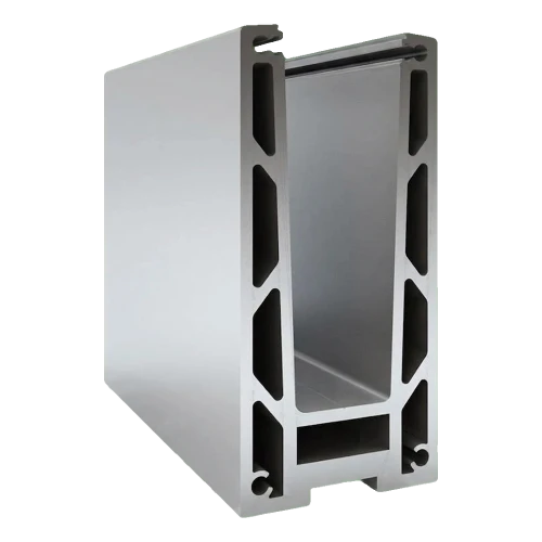Kozza KF 1000 – Aluminium U-Profil für Ganzglas-Geländer 5000 mm mit Entwässerung 000-878 (1)