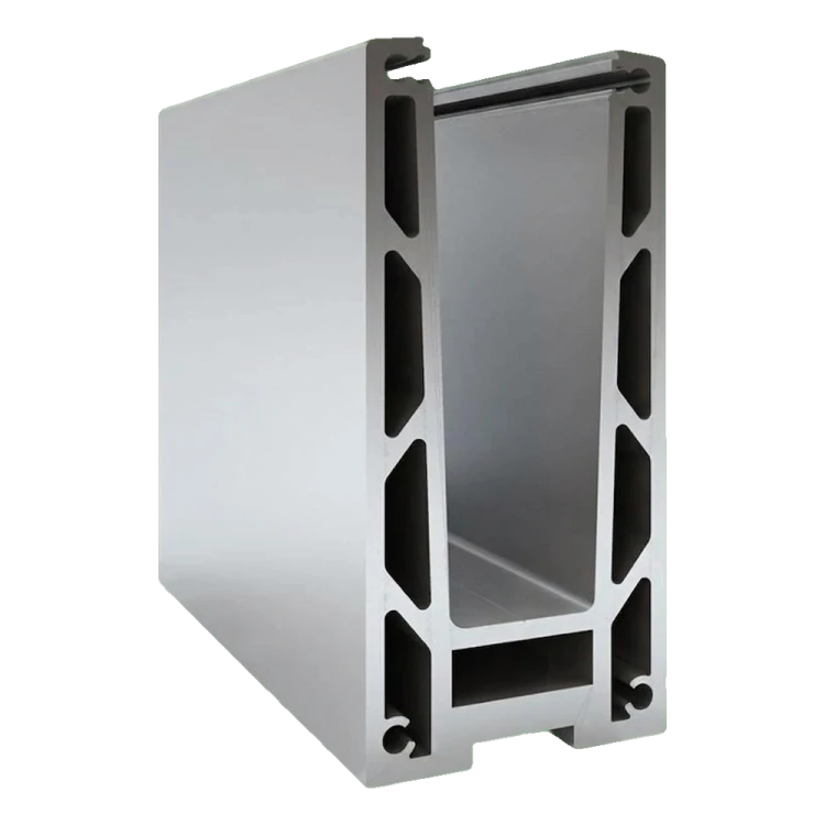 Kozza KF 1000 – Aluminium U-Profil für Ganzglas-Geländer 5000 mm mit Entwässerung 000-878 (1)