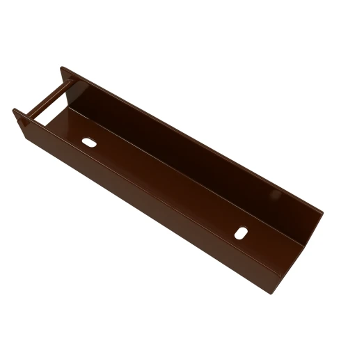 U-Profil Verbinder Halter für Sockelplatte 200x50 Braun GPV-700-35 (2)