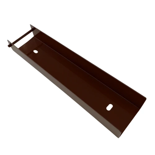 U-Profil Verbinder Halter für Sockelplatte 250x55 Braun GPV-700-45 (2)