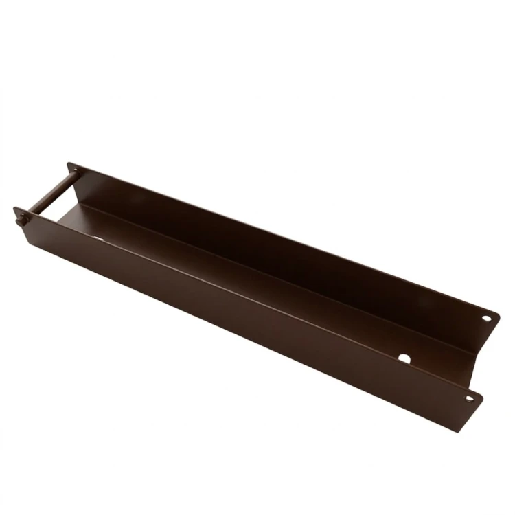 U-Profil Verbinder Halterung für Sockelplatte 300x50 braun GPV-700-55 (2)