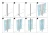Eckpfosten Balustrade 45x45x1283mm Glas 8,72mm dunkelgrau Kozza KR7500 000-890 (8)