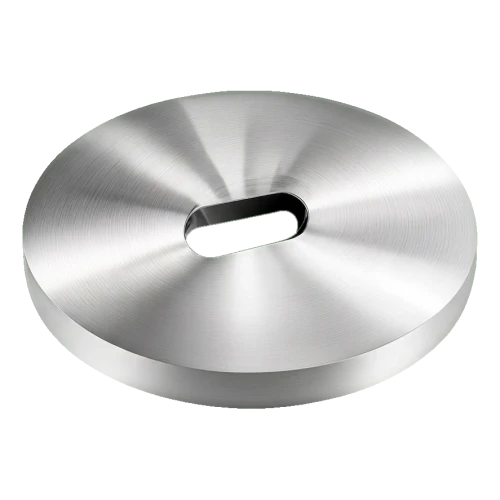 PSG Distanzscheibe für Punkthalter ø 50 mm / 5 mm – Bohnenöffnung, AISI 304 satiniert 000-896 (1)