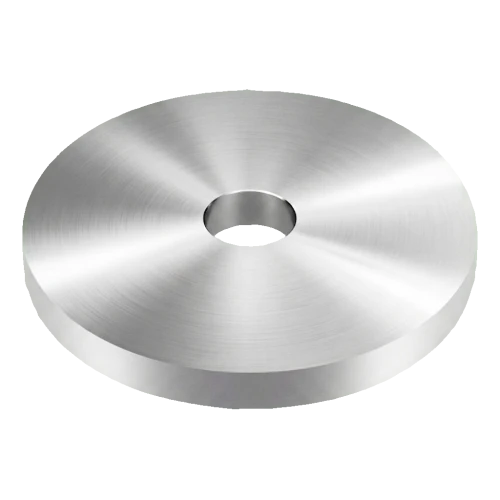 PSG Abstandshalter für Punkthalter fi 50 mm – Stahlunterlegscheibe AISI 304 satiniert 000-899 (1)