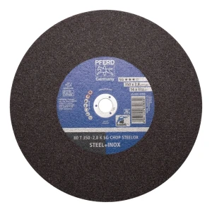 PFERD SG CHOP STEELOX – Trennscheibe für Trennschneider 350 × 2,8 mm für Stahl und Edelstahl
