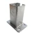 Fundament für Zaunpfosten 80x80 mm 8 mm verzinkt 000-785 (1)