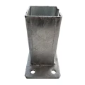 Fundament für Zaunpfosten 80x80 mm 8 mm verzinkt 000-785 (3)