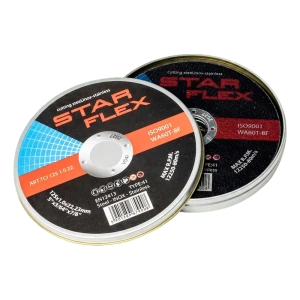 Starflex – Trennscheiben-Set für Stahl und Edelstahl 125×1,0 mm (10 Stück)
