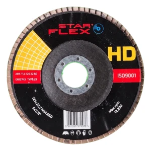Starflex HD – Keramik-Fächerscheibe T29 125 mm Körnung 60