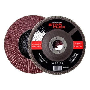 Star Flex Fächerscheibe gekröpft T29 125 mm für Stahl – Körnung 60