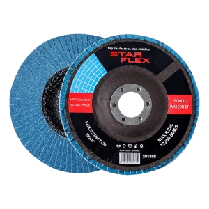 Star Flex – Fächerscheibe gekröpft T29 125 mm Zirkonoxid Z120 INOX