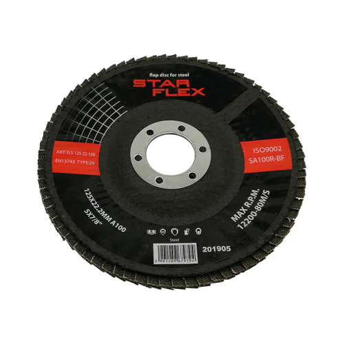 Starflex Lamellenscheibe T29 125 mm für Stahl – Körnung 100 000-969 (1)