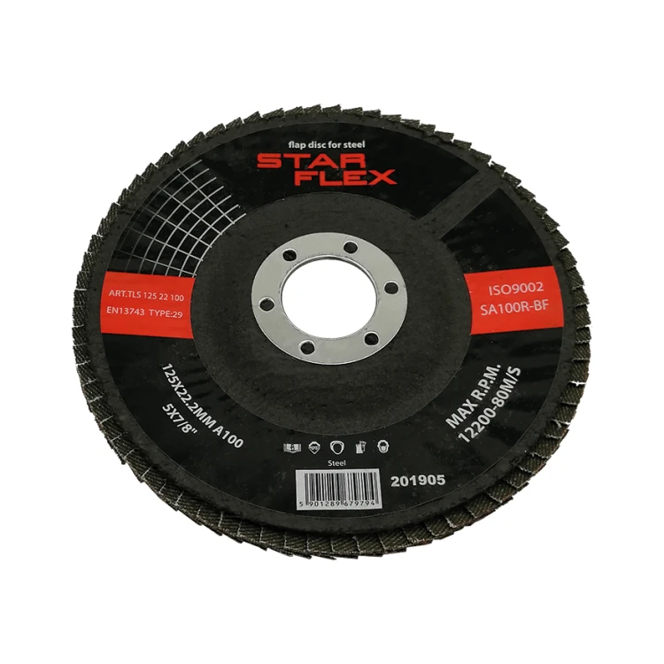 Starflex Lamellenscheibe T29 125 mm für Stahl – Körnung 100 000-969 (1)