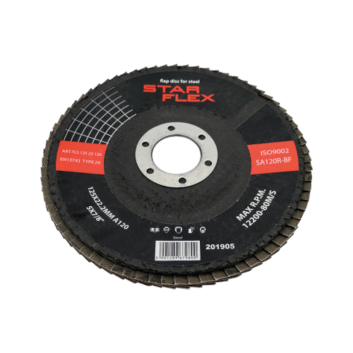 StarFlex Lamellenschleifscheibe für Stahl T29 125 mm – Körnung 120 000-971 (1)