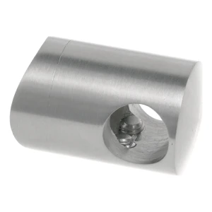 Durchgangshalter für Geländer Ø 12 mm für Rohr 42,4 mm – Edelstahl AISI 304 satiniert