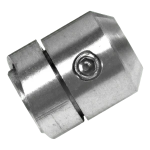 PSG Durchgangshalter für Seil ø 6 mm – Befestigung an Rohr 42,4 mm, AISI 304 satiniert