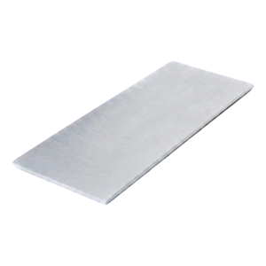 Kozza – seitliche Flachabdeckung für U-Profil Ganzglas-Balustrade 124×50 mm satin