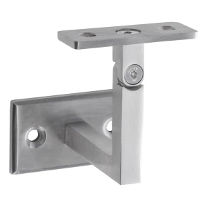 PSG Handlauf-Gelenkhalter für Wandmontage 70×40 mm – Edelstahl AISI 304 satiniert, flaches System