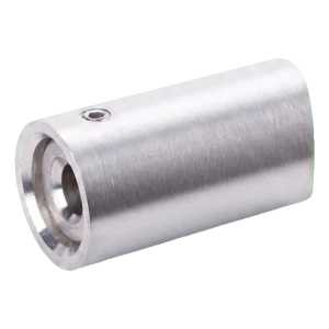 Axiale Handlaufhalterung Ø 42,4 mm zur Wandmontage – Edelstahl AISI 304 satiniert