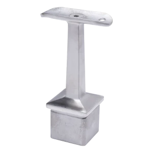 Postal – Handlaufstütze für Balustrade Ø42,4 mm auf Pfosten 40x40x2 mm, Edelstahl AISI 304 satin