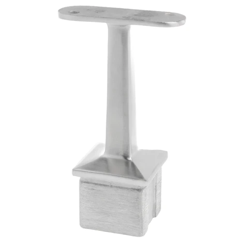 PSG Handlaufhalter für Flachhandlauf geklebt für Pfosten 40×40 mm – Edelstahl AISI 304 satiniert 001-051 (1)