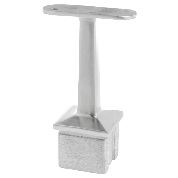 PSG Handlaufhalter für Flachhandlauf geklebt für Pfosten 40×40 mm – Edelstahl AISI 304 satiniert 001-051 (1)