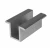 Mittelklemme H24 Aluminium 6060 Loch M8 PV-04-01