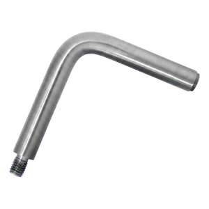 Handlaufstütze 90° fi 12 mm 75×75 mm – Edelstahl AISI 304 satiniert