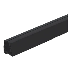 Dichtung für Druckgummi bei aufgesetztem Glashandlauf 11,5–13,5 mm, 24×24 mm, schwarz