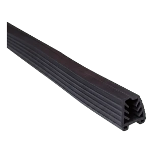 Gummidichtung für Glasauflagehandlauf 11,5–13,5 mm, 24x24 mm / 5 m