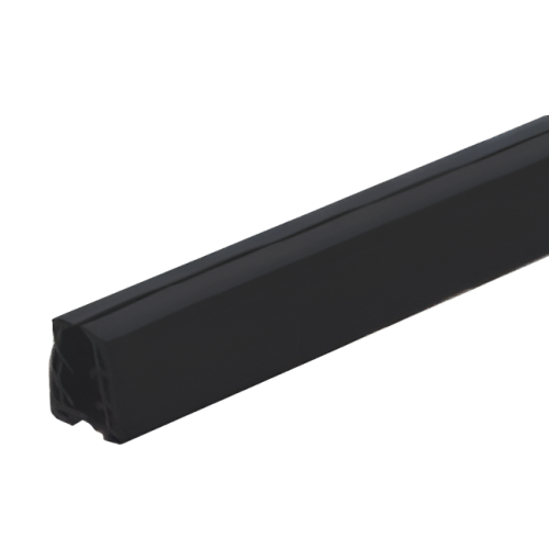 PSG Dichtung für aufgesetzte Glashalter 20–21,5 mm – Profil 24×24 mm, L=2500 mm 001-077 (1)