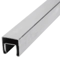 PSG Glasauflagehandlauf 40x40 mm AISI 304 Satin – 2500 mm 001-082 (1)