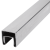 PSG Glasauflagehandlauf 40x40 mm AISI 304 Satin – 2500 mm 001-082 (1)