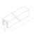 PSG Glasauflagehandlauf 40x40 mm AISI 304 Satin – 2500 mm 001-082 (2)
