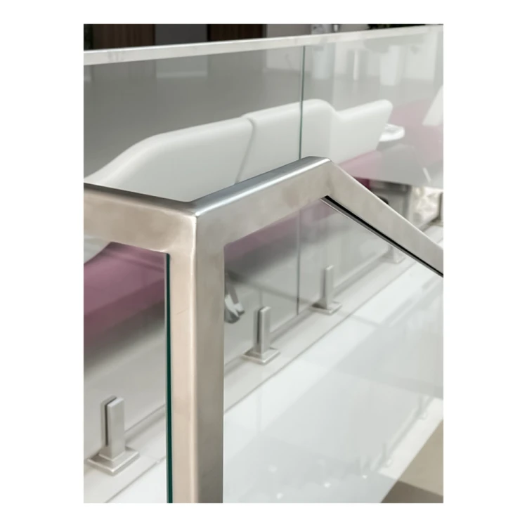 PSG Glasauflagehandlauf 40x40 mm AISI 304 Satin – 2500 mm 001-082 (4)