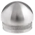 Kozza Endkappe ellipsoid einschlagbar für Geländerrohr 42,4 mm – Edelstahl AISI 304 satiniert 001-095 (1)