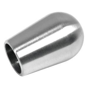 Geländerstabende fi 12 mm oval H30 Edelstahl satiniert