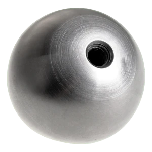 Einschraubbare Vollkugel für Geländer Ø 40 mm Gewinde M8 – Edelstahl Satiniert