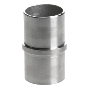Gerader Klebeverbinder für Handlaufrohre 48,3 mm – Edelstahl AISI 304 satiniert