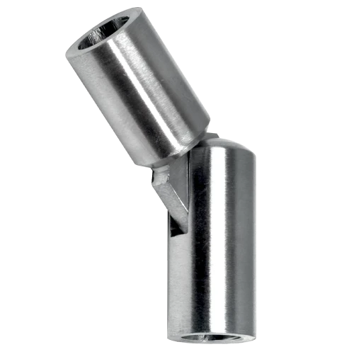 Postal – Gelenkwinkel für Geländer 90°–180° für Stab ø 12 mm, AISI 304 satiniert 001-146 (1)