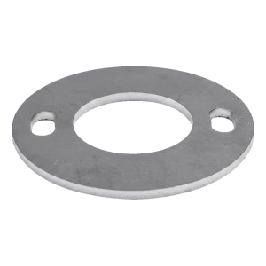 Geländerpfosten-Grundplatte zum Schweißen ø 80 mm – Edelstahl AISI 304, System 42,4 mm