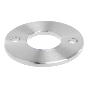 Pfosten-Grundplatte für Geländer zum Schweißen Ø80 mm – Edelstahl AISI 304 satiniert
