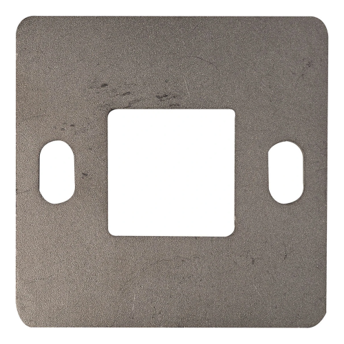 Geländerpfostensockel zum Schweißen 100×100 mm – Edelstahl AISI 304, System 40×40 001-162 (1)