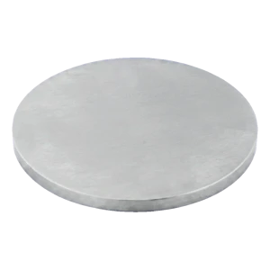 Flache Stahlabdeckkappe für Geländerrohr Ø42,4 mm Stärke 4 mm