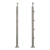 PSG Balustradenpfosten Mitte durchgehend ø 42,4 mm AISI 304 – 4 Halterungen, satiniert 001-204 (1)